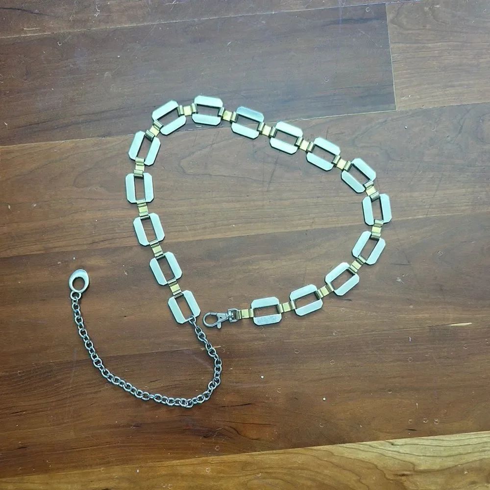 Gold and Silver Belt with Polished Finish